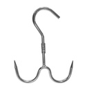 Stainless Steel Swivel Double Meat Hook