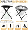 Portable Camping Toilet Chair