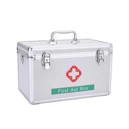 Portable Emergency Aluminum First Aid Box