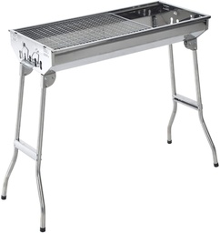 Stainless Steel Small Portable Folding Charcoal BBQ Grill Set