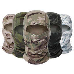 Camouflage Full Face Shooting Cap