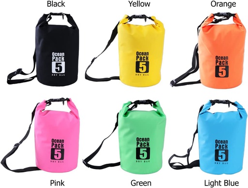 WATERPROOF BAG SWIMMING WET AND DRY CLOTH BAG 5L