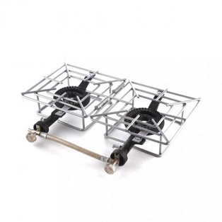 Portable Double Burner Camping Folding Stove